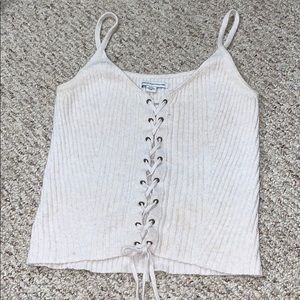 American Eagle- Tie up tank top!
